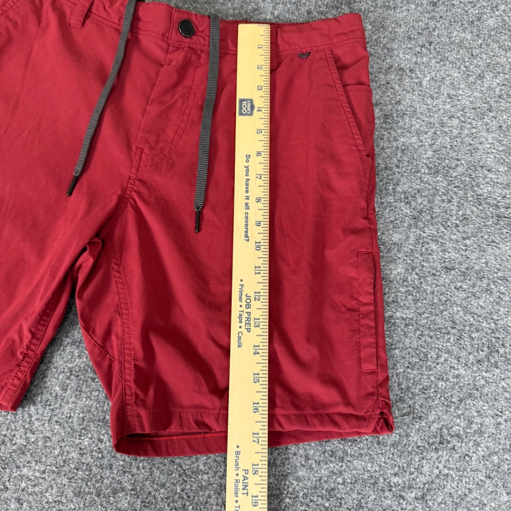 686 Everywhere Featherlight Chino Shorts Mens 32 Red Stretch Lightweight Travel - Picture 8 of 10